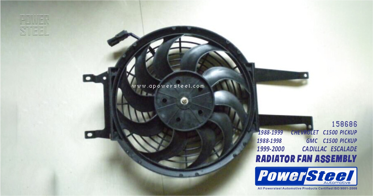 158686 75751 Radiator Fan Assembly